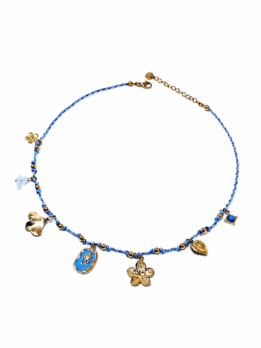 Collana Girocollo "Tulipano" Turchese - 333HOPE333