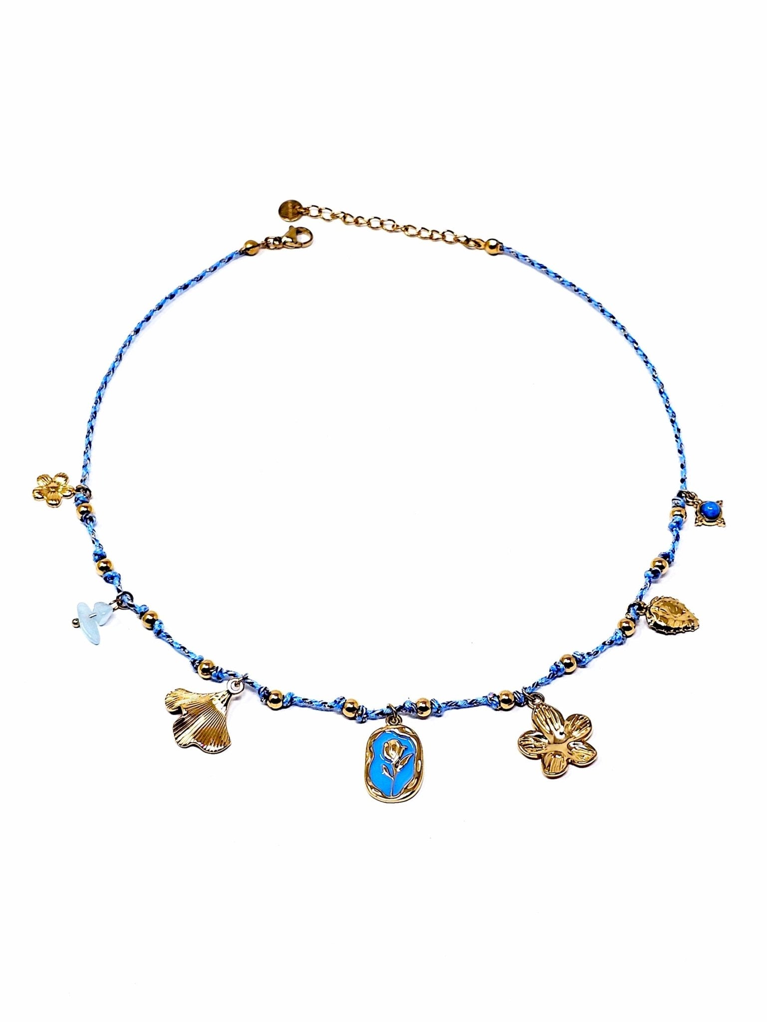 Collana Girocollo "Tulipano" Turchese - 333HOPE333