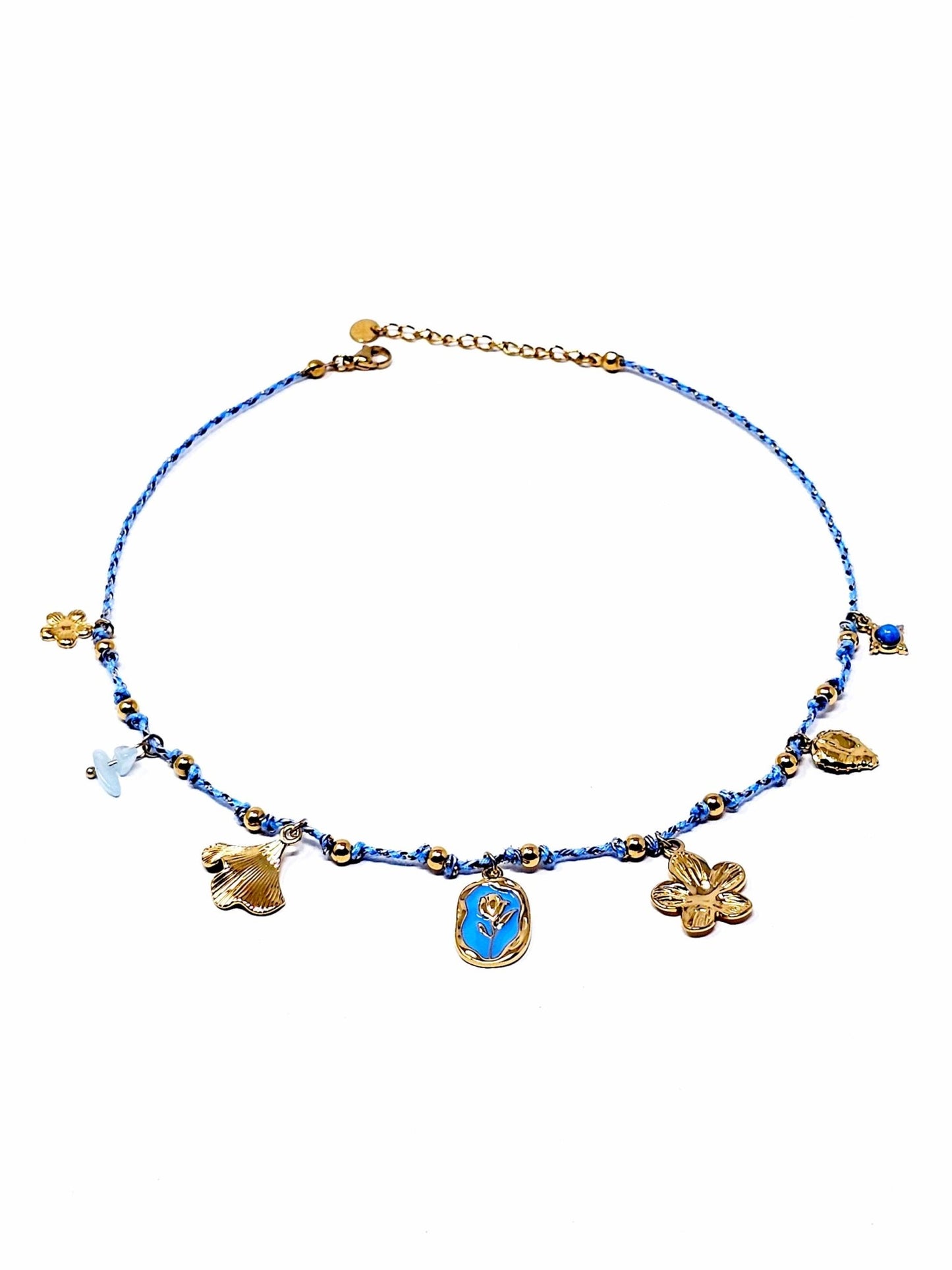 Collana Girocollo "Tulipano" Turchese - 333HOPE333