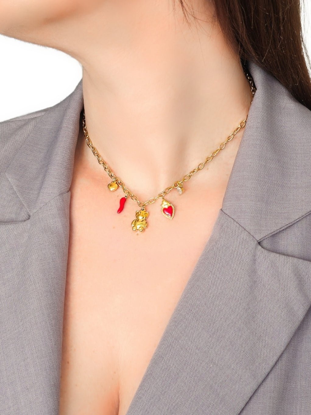 Collana "Lucky Teddy" Gold - 333HOPE333