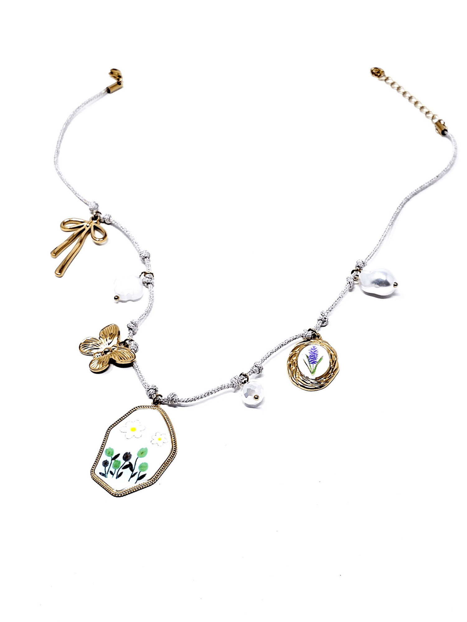 Collana "Primavera" Bianco - 333HOPE333