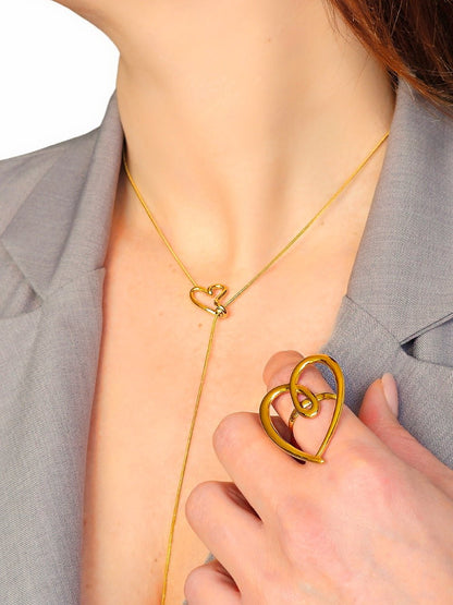 Collana Saliscendi "Infinity Love" Gold - 333HOPE333