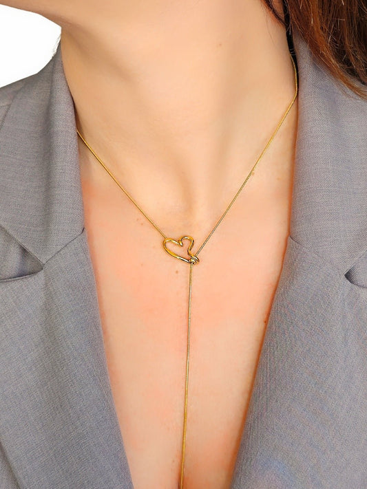 Collana Saliscendi "Infinity Love" Gold - 333HOPE333