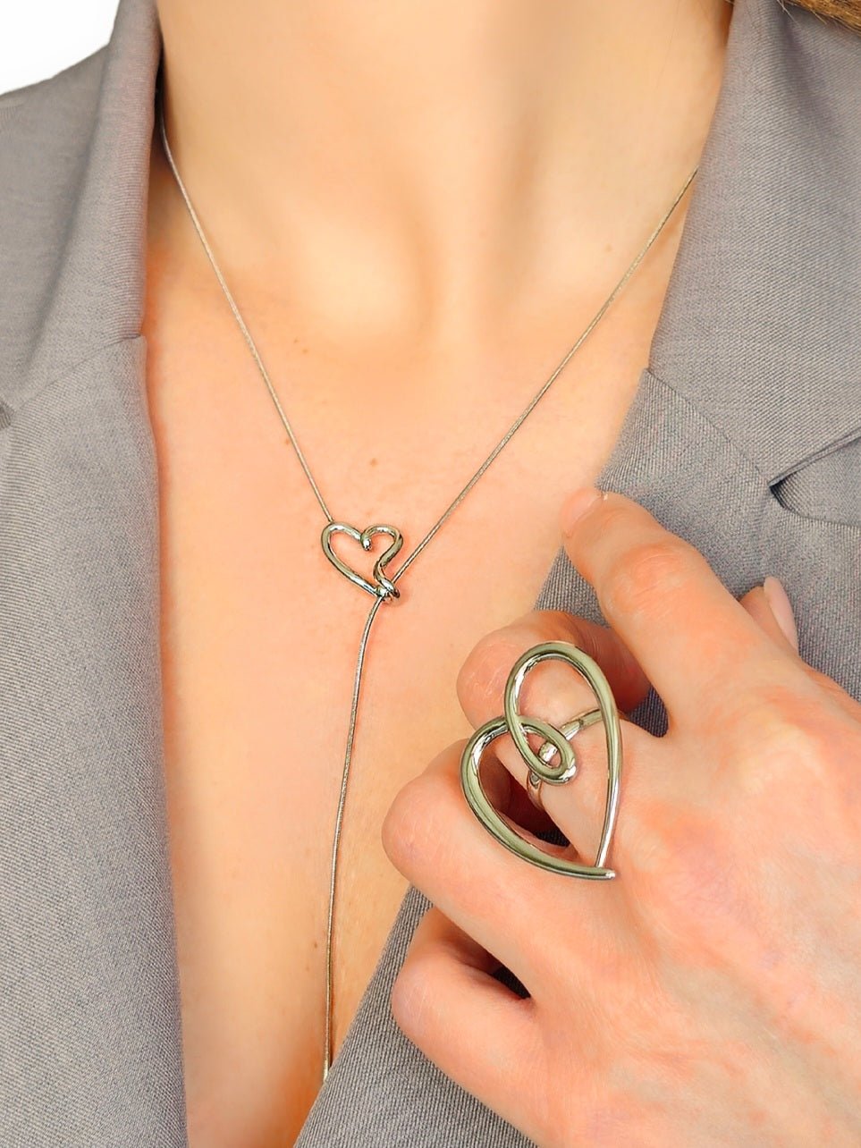 Collana Saliscendi "Infinity Love" Silver - 333HOPE333