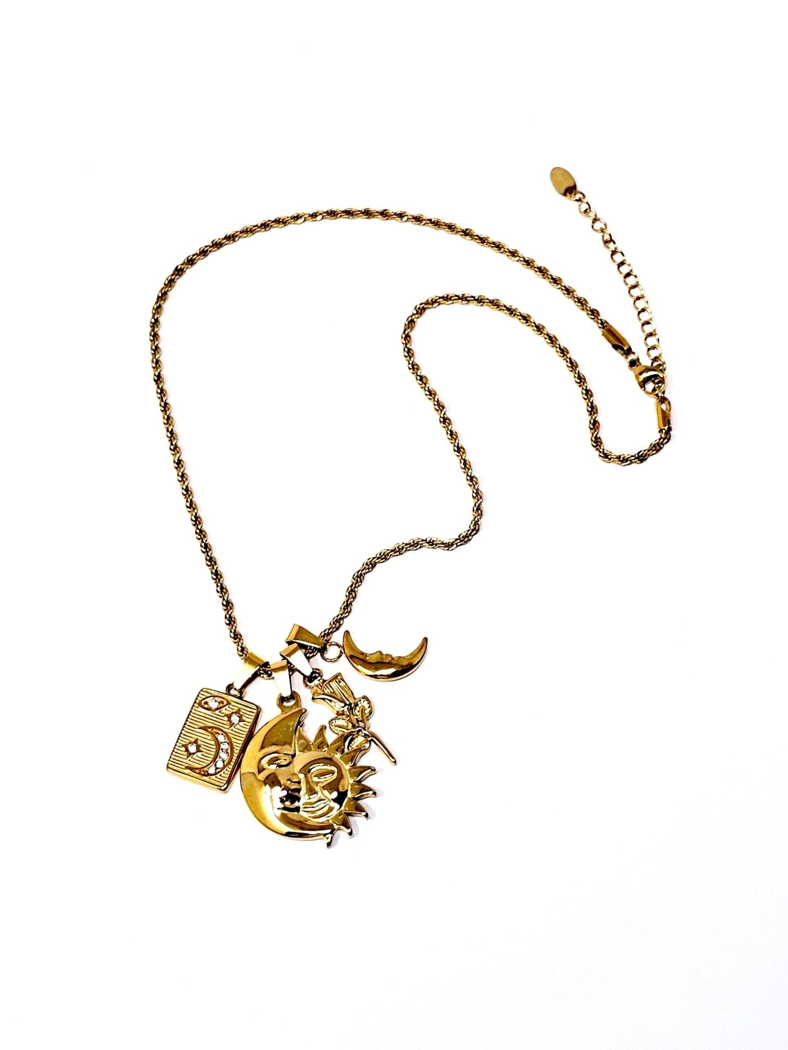Collana "Sun & Moon" Gold - 333HOPE333