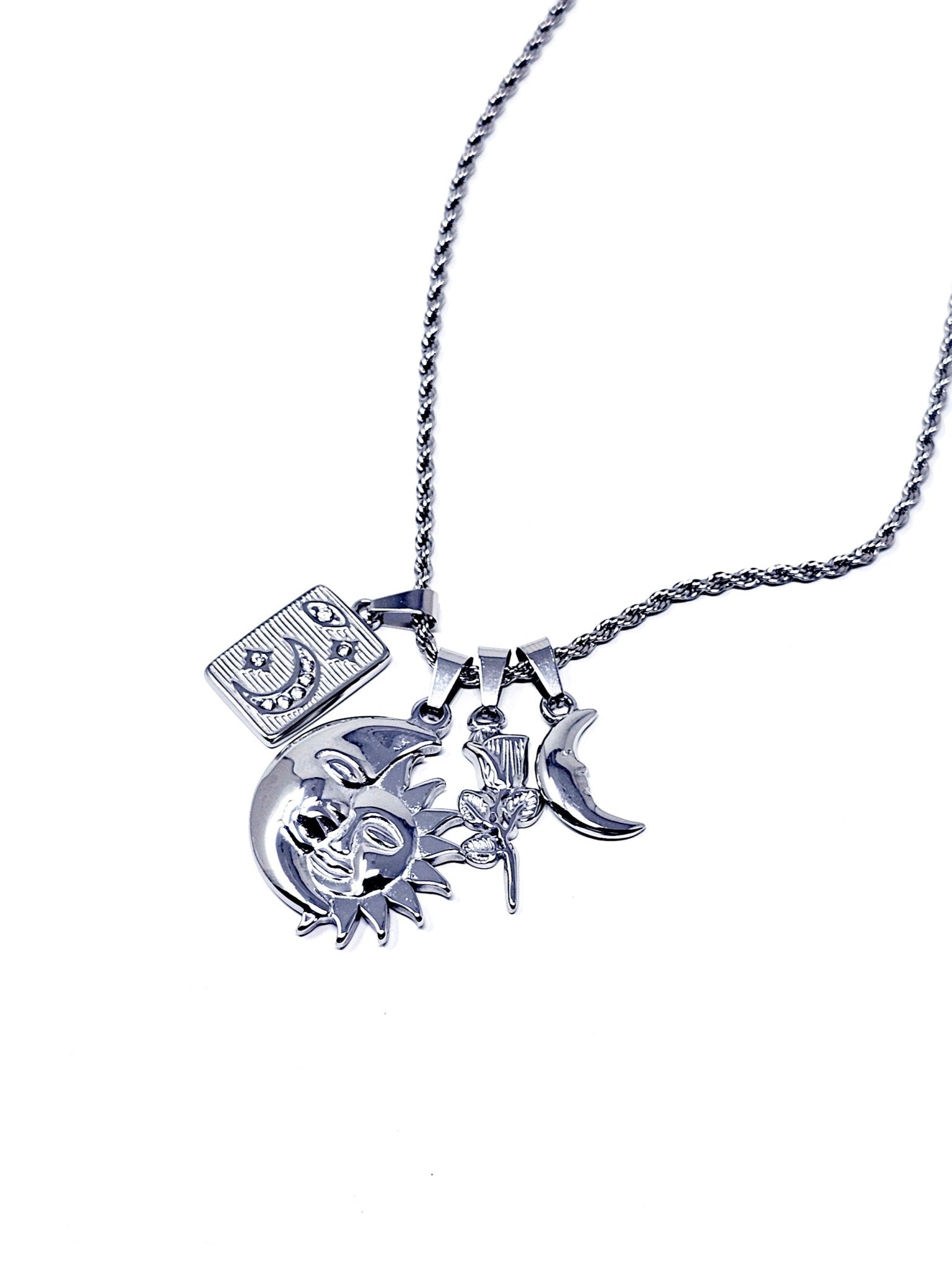 Collana "Sun & Moon" Silver - 333HOPE333