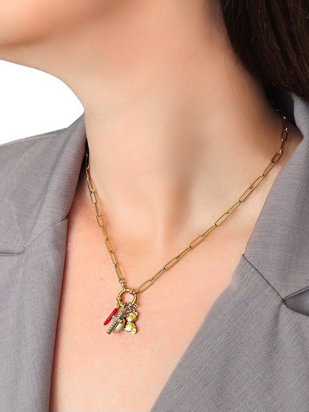 Collana "Teddy Faith" Gold - 333HOPE333