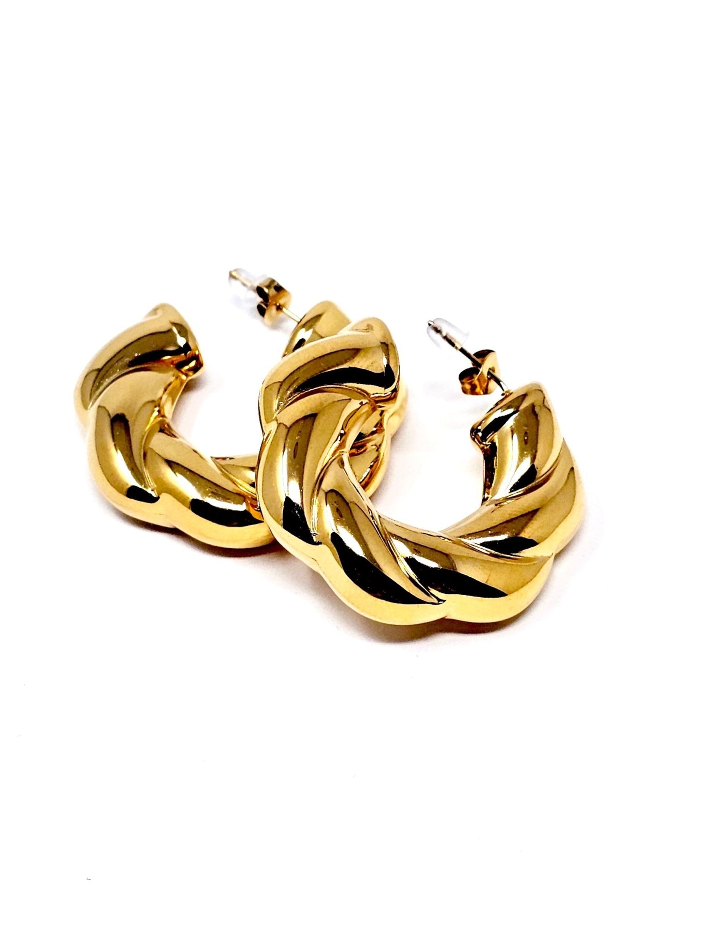 Coppia di Cerchi “Esmeralda Chunky” Gold - 333HOPE333