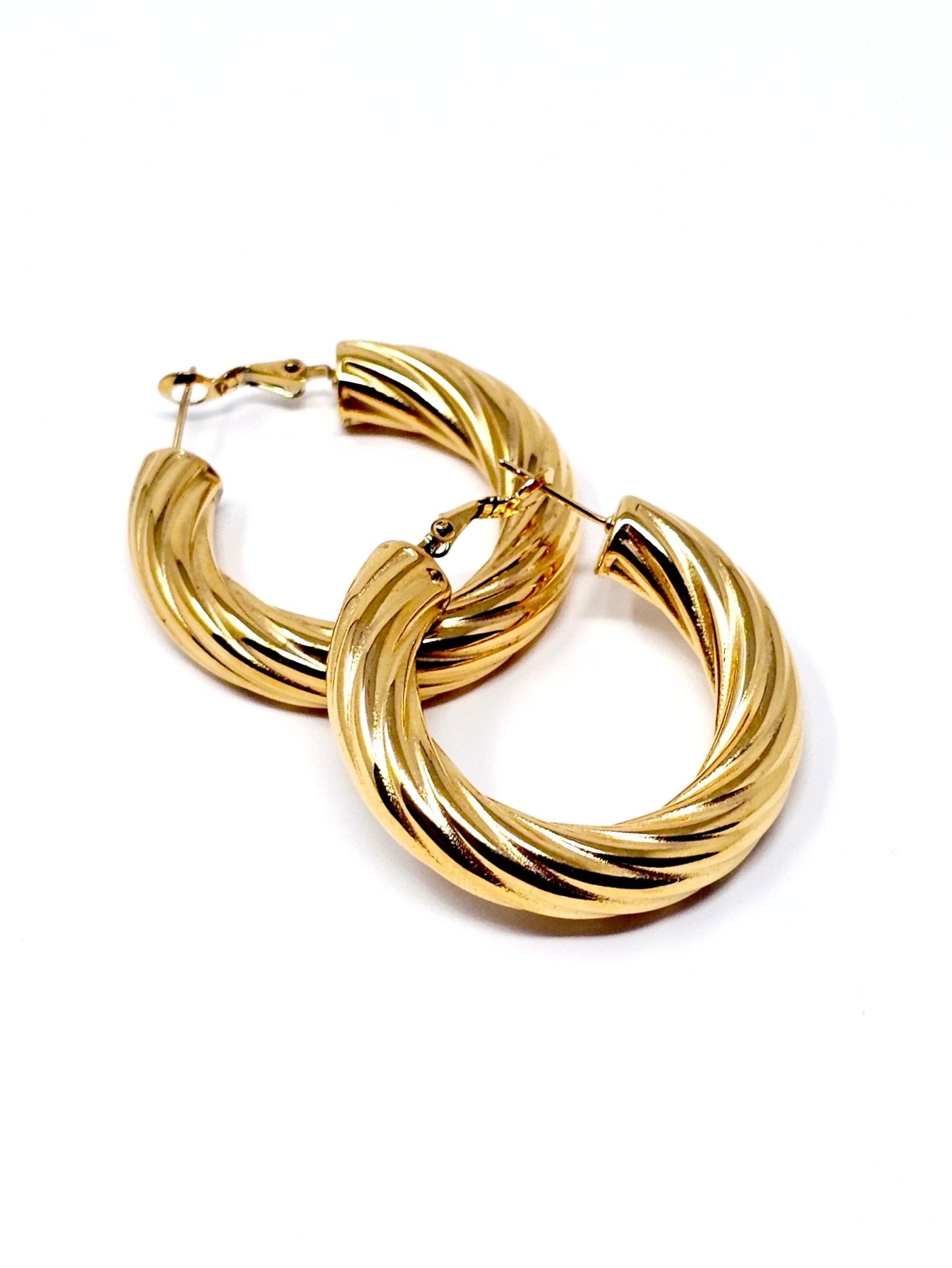 Coppia di Cerchi “Helical Big” Gold - 333HOPE333