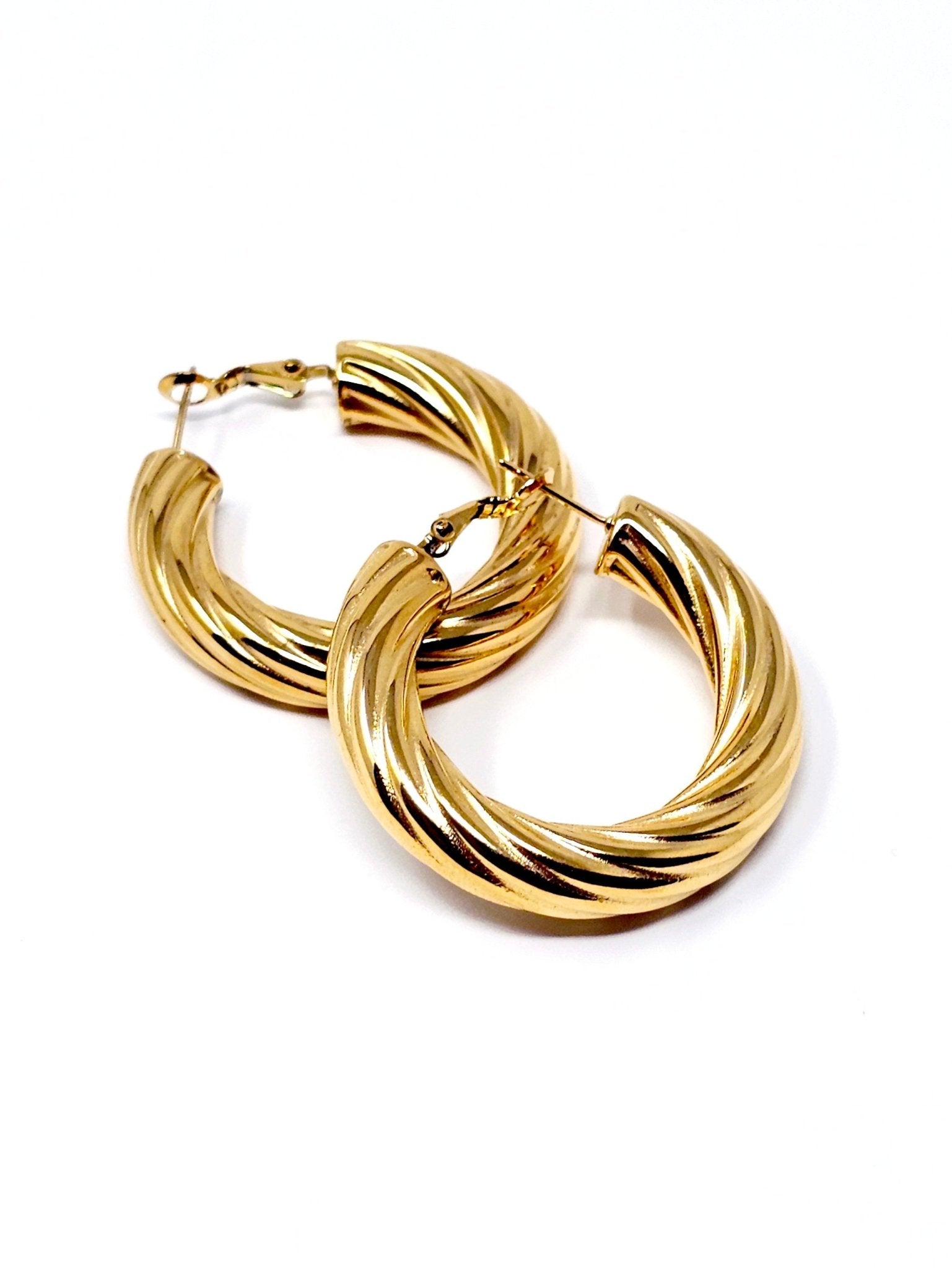 Coppia di Cerchi “Helical Big” Gold - 333HOPE333