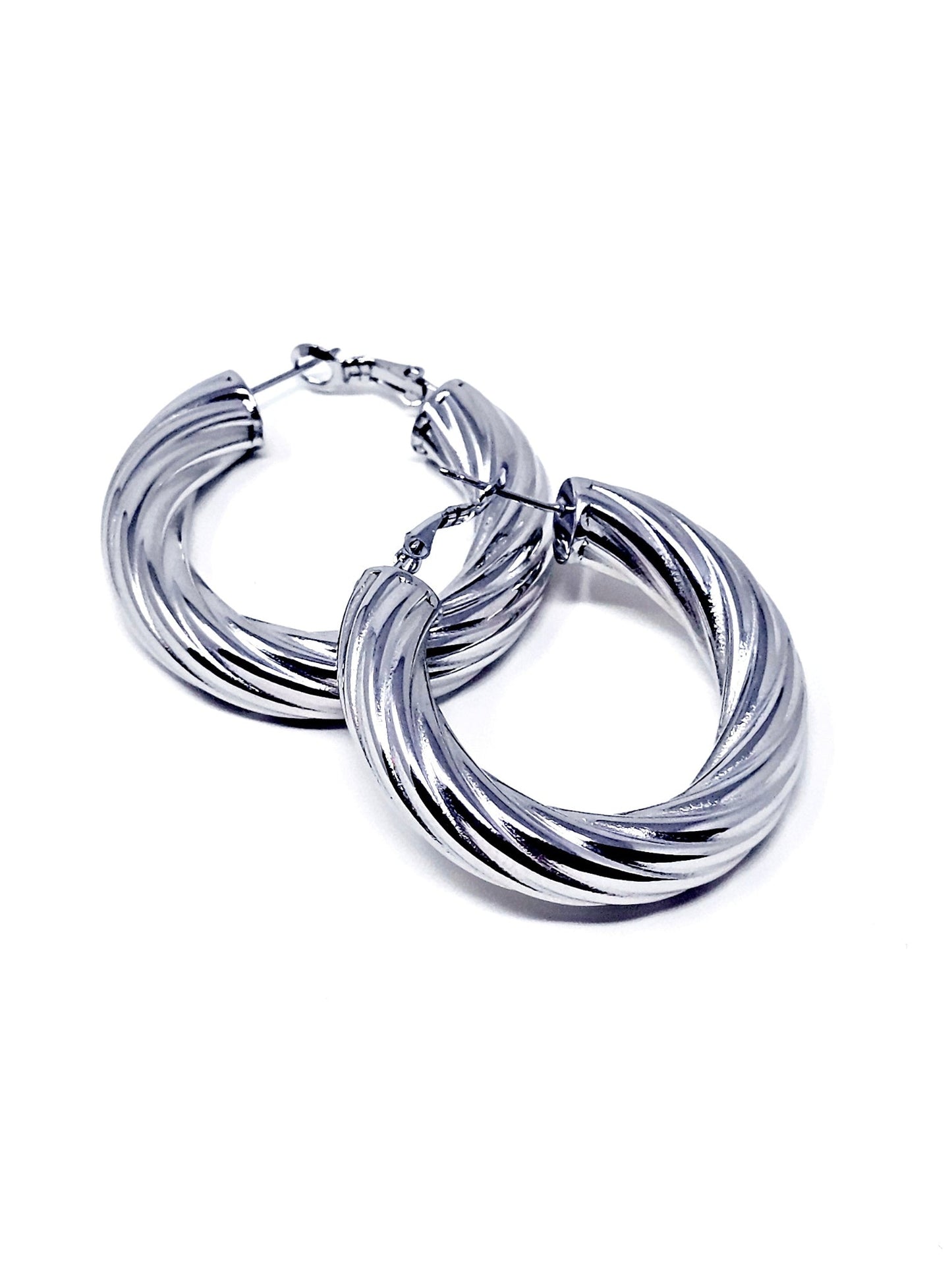 Coppia di Cerchi “Helical Big” Silver - 333HOPE333