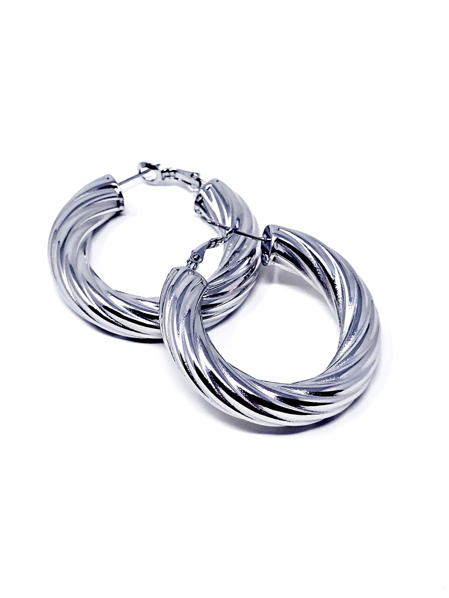 Coppia di Cerchi “Helical Big” Silver - 333HOPE333
