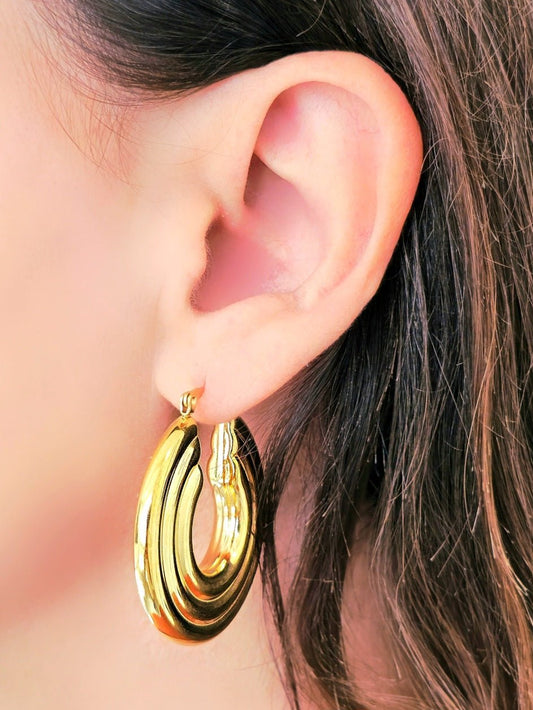 Coppia di Cerchi “Olimpia” Gold - 333HOPE333