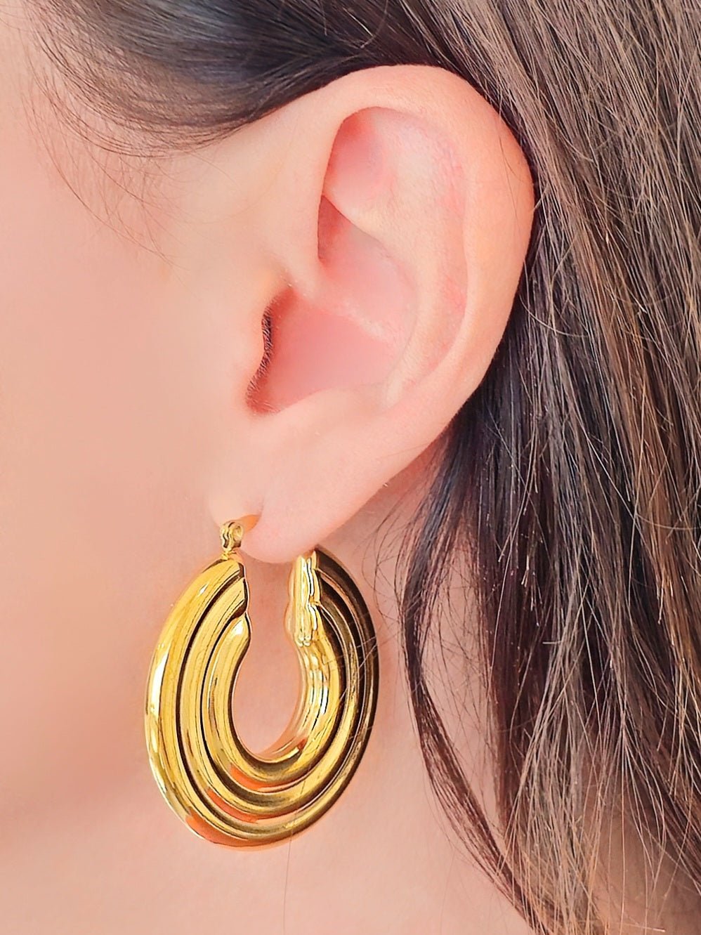 Coppia di Cerchi “Olimpia” Gold - 333HOPE333