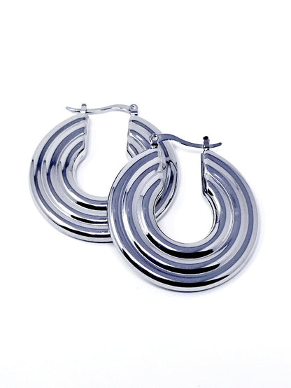 Coppia di Cerchi “Olimpia” Silver - 333HOPE333