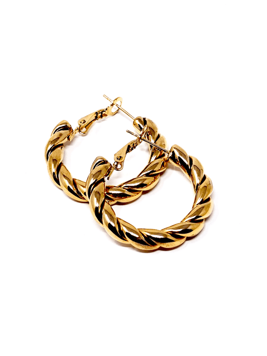 Coppia di Cerchi “Torchon” Gold - 333HOPE333