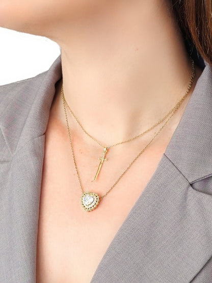 Coppia di Collane "Love Story" Gold - 333HOPE333