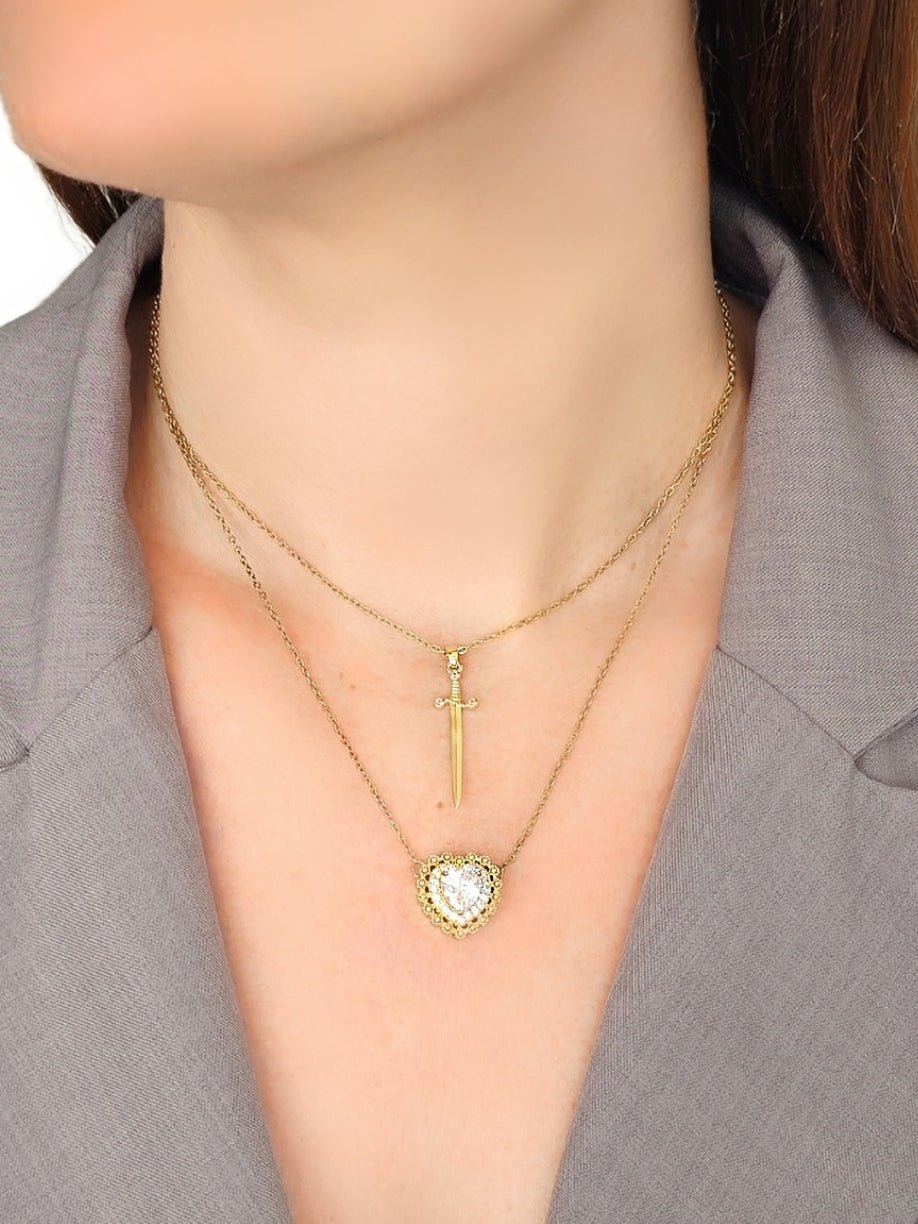 Coppia di Collane "Love Story" Gold - 333HOPE333