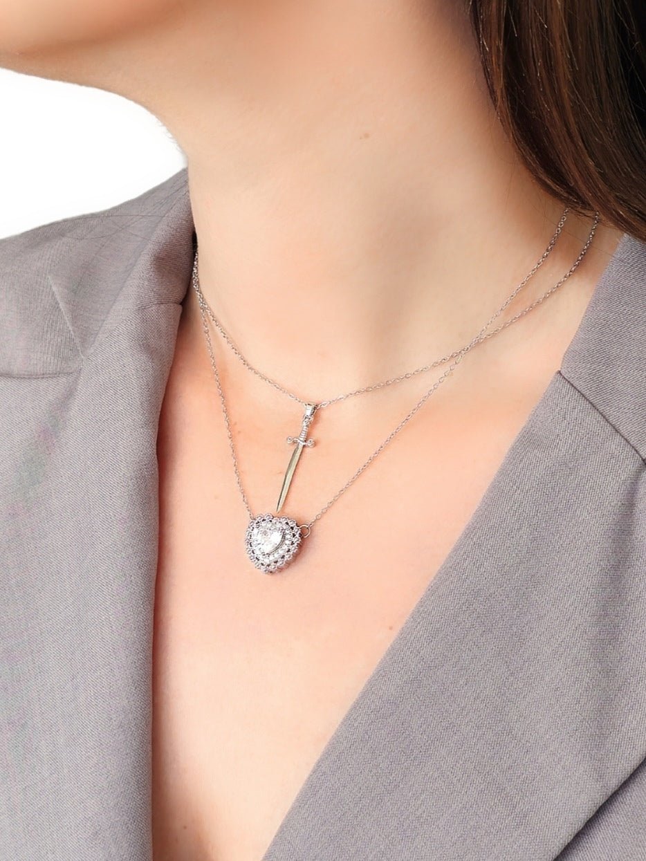 Coppia di Collane "Love Story" Silver - 333HOPE333