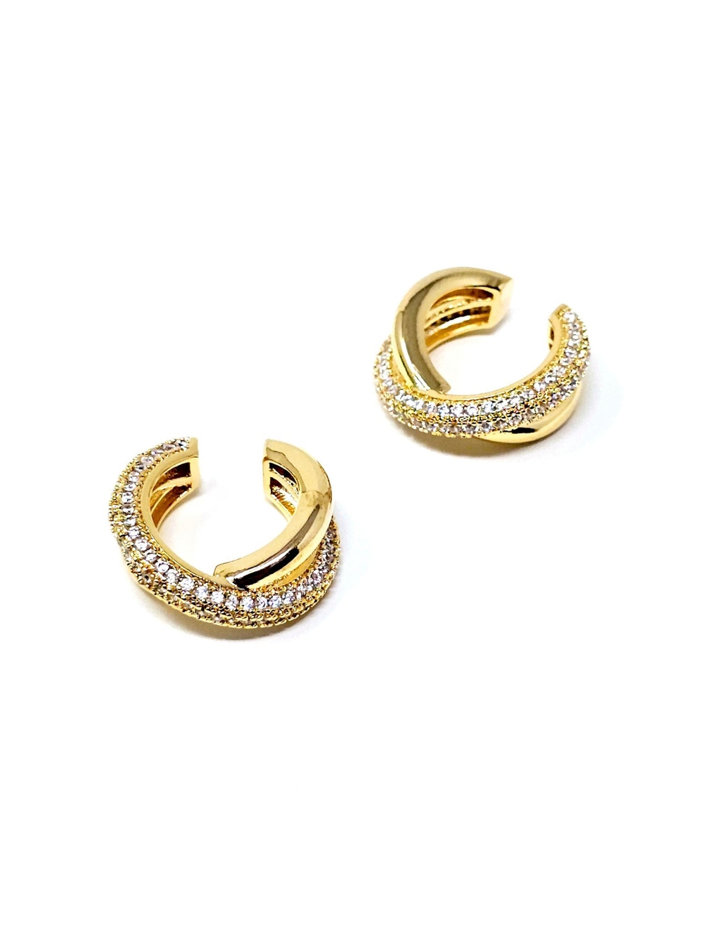 Coppia di Ear Cuffs "Infinity" Gold - 333HOPE333