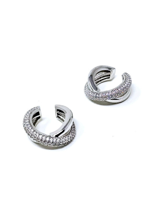 Coppia di Ear Cuffs "Infinity" Silver - 333HOPE333