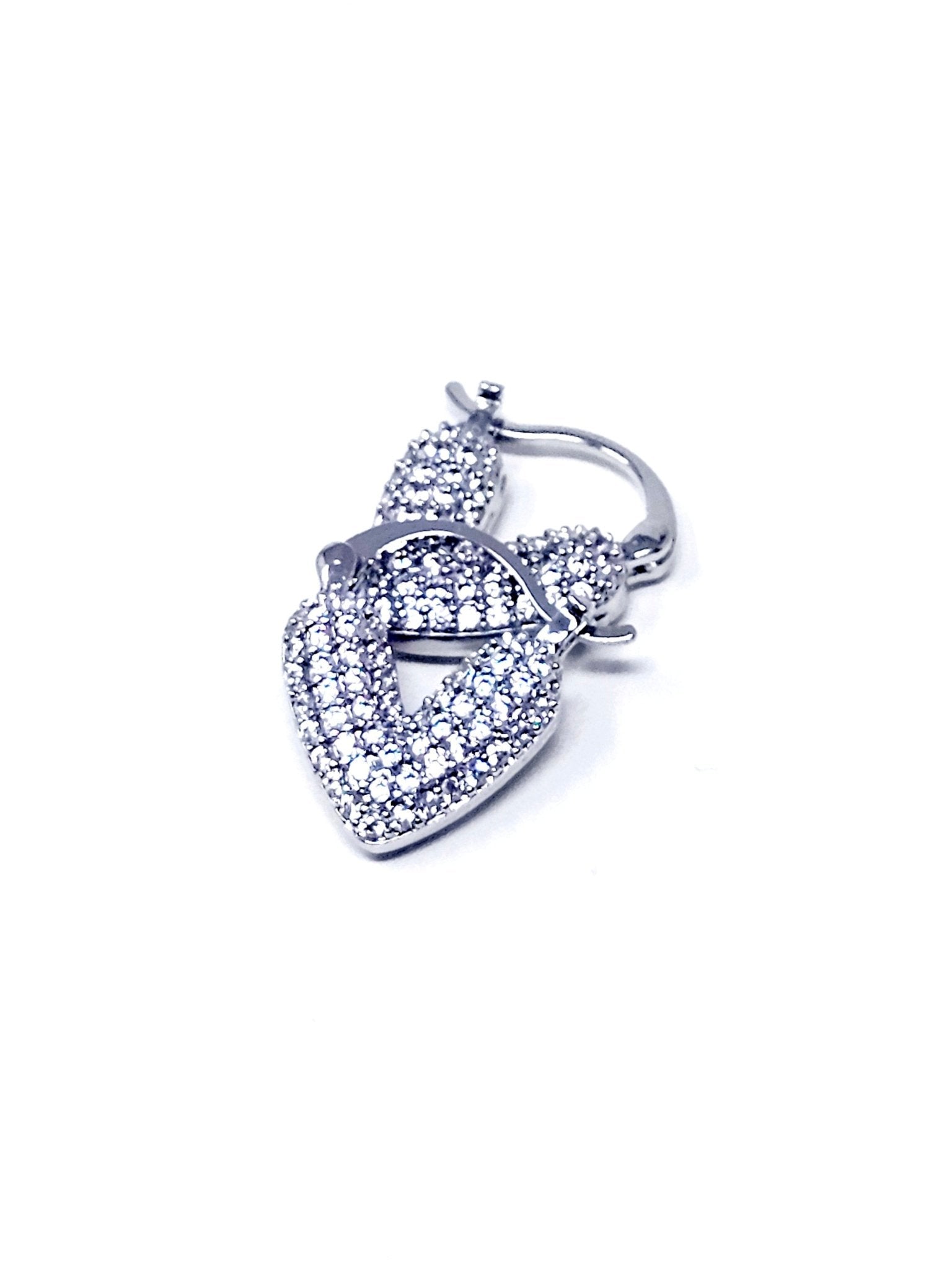 Coppia di Orecchini "Bold Angle Shine" Silver - 333HOPE333