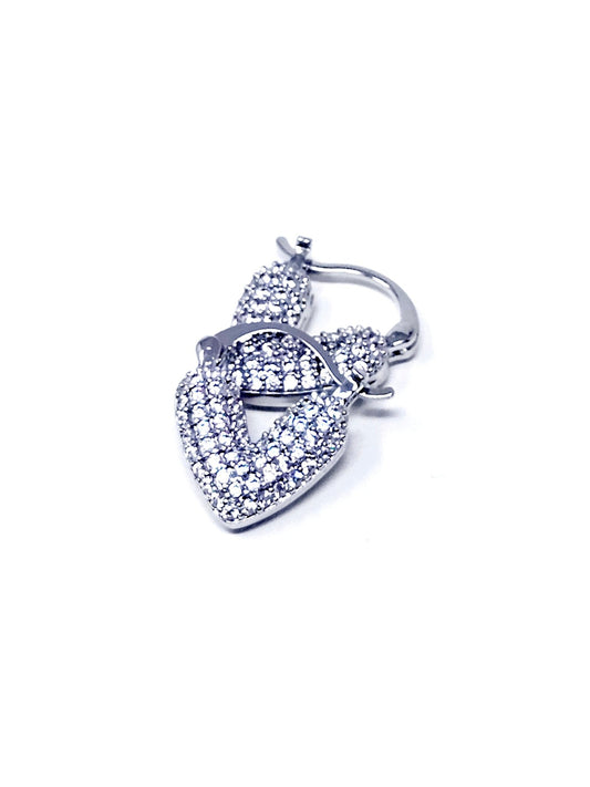 Coppia di Orecchini "Bold Angle Shine" Silver - 333HOPE333