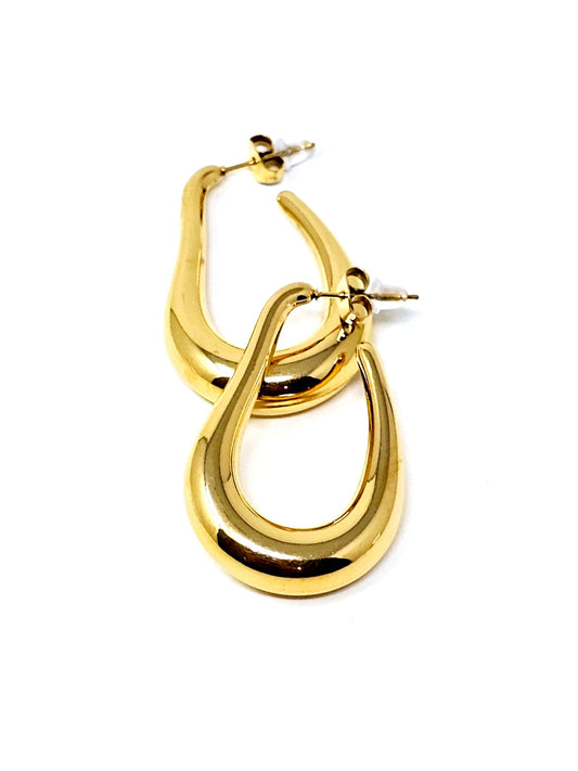 Coppia di orecchini "Claw” Gold - 333HOPE333