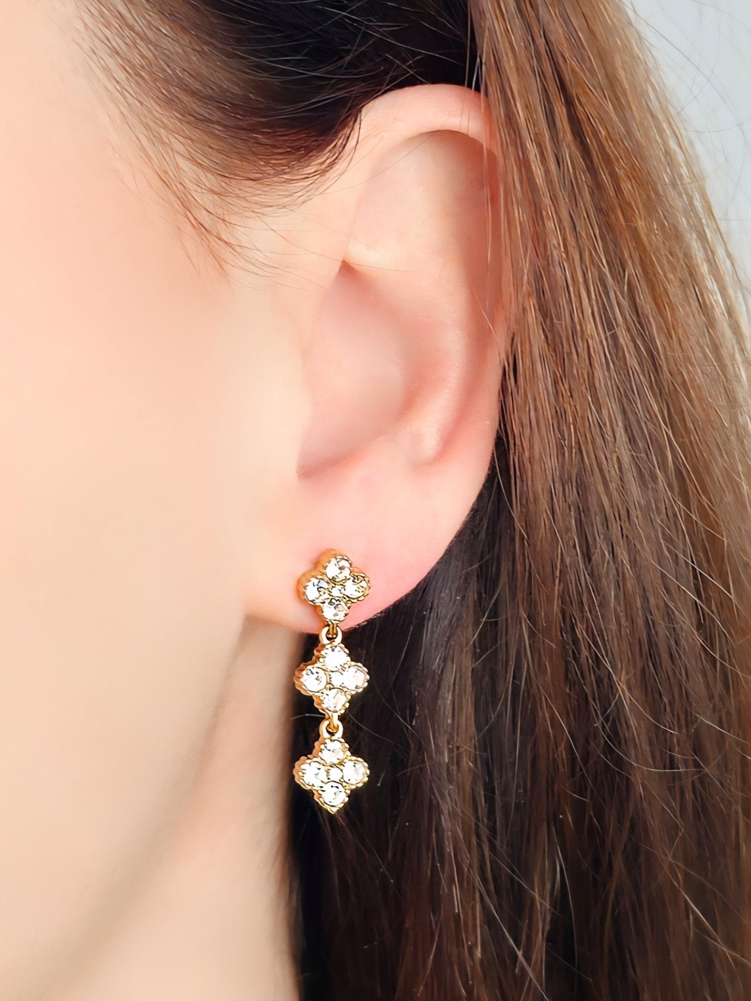 Coppia di Orecchini "Flowers" Gold - 333HOPE333