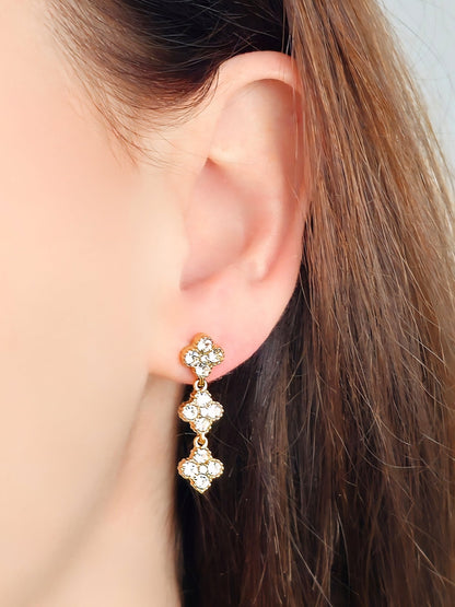 Coppia di Orecchini "Flowers" Gold - 333HOPE333