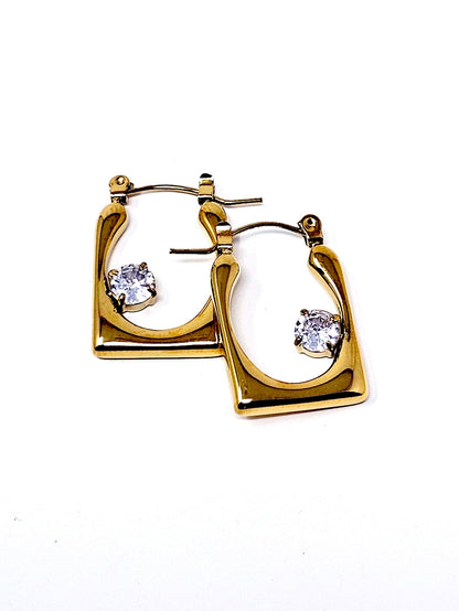 Coppia di Orecchini "Onde" Gold - 333HOPE333