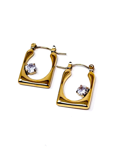Coppia di Orecchini "Onde" Gold - 333HOPE333