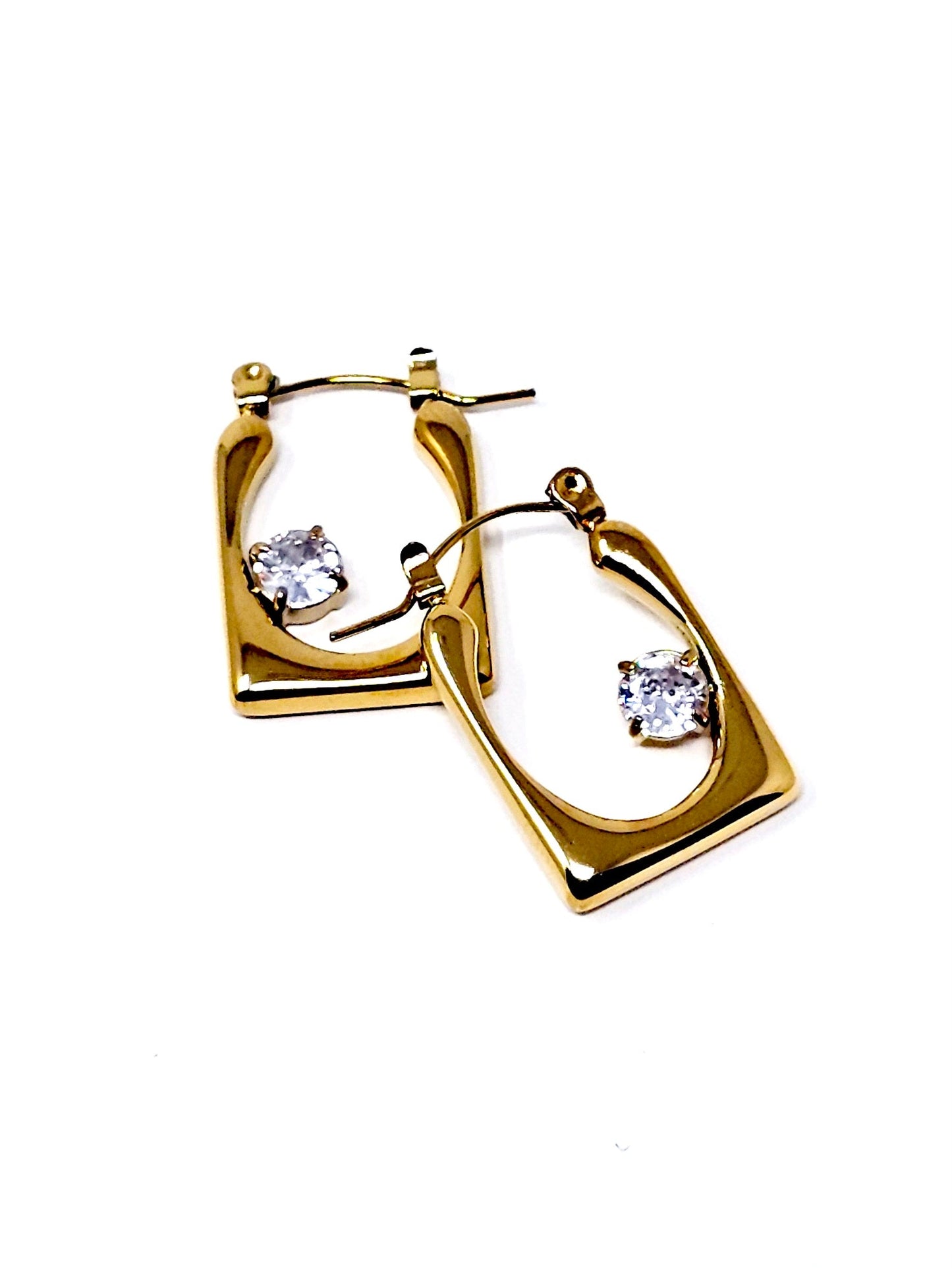 Coppia di Orecchini "Onde" Gold - 333HOPE333