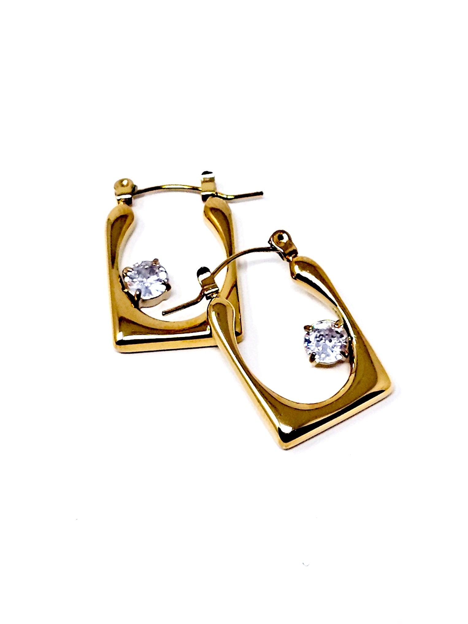 Coppia di Orecchini "Onde" Gold - 333HOPE333