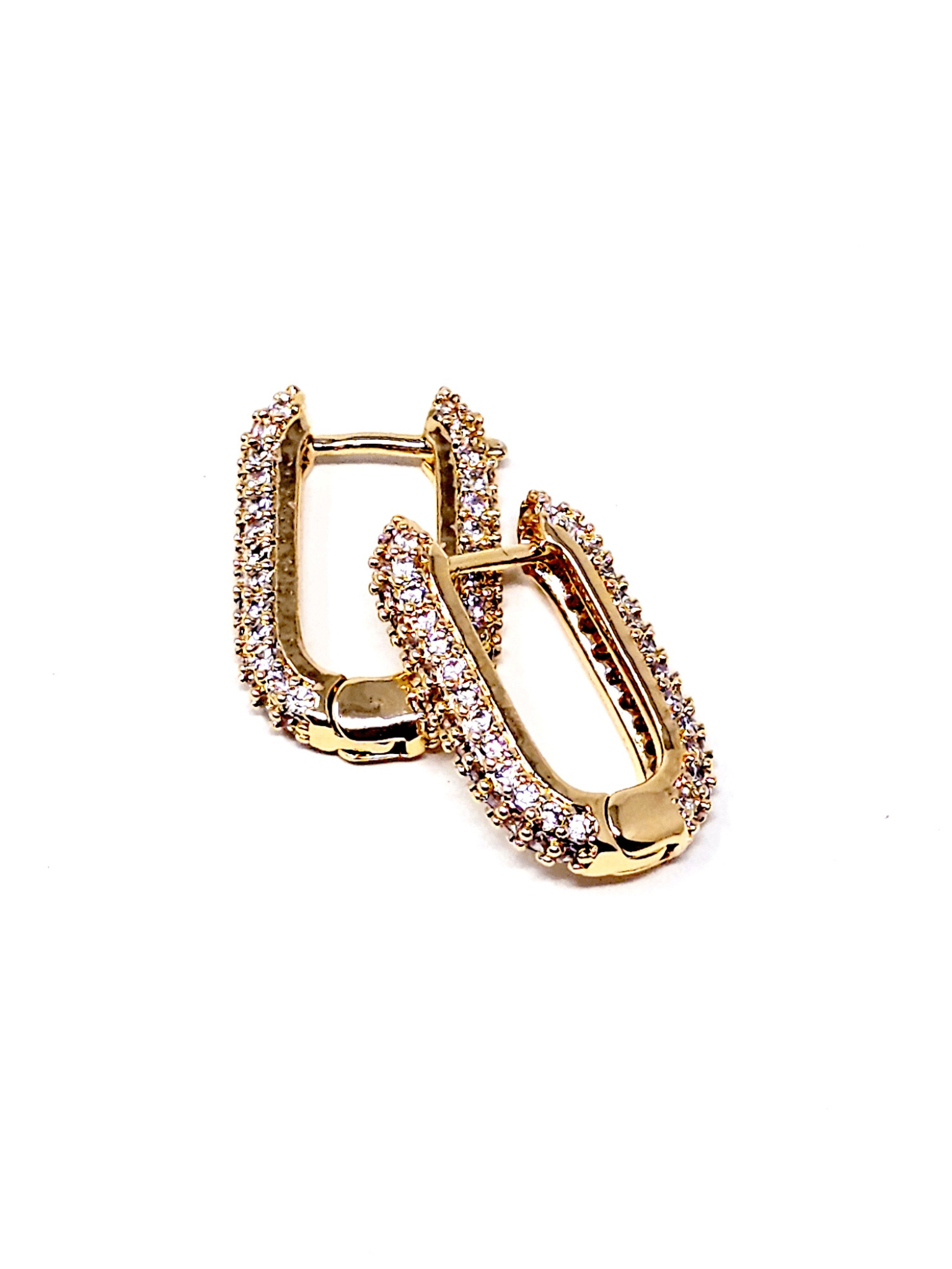 Coppia di Orecchini "Paris Bent" Gold - 333HOPE333