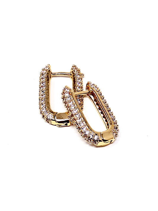 Coppia di Orecchini "Paris Bent" Gold - 333HOPE333