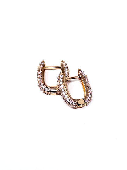 Coppia di Orecchini "Paris Bent Mini" Gold - 333HOPE333
