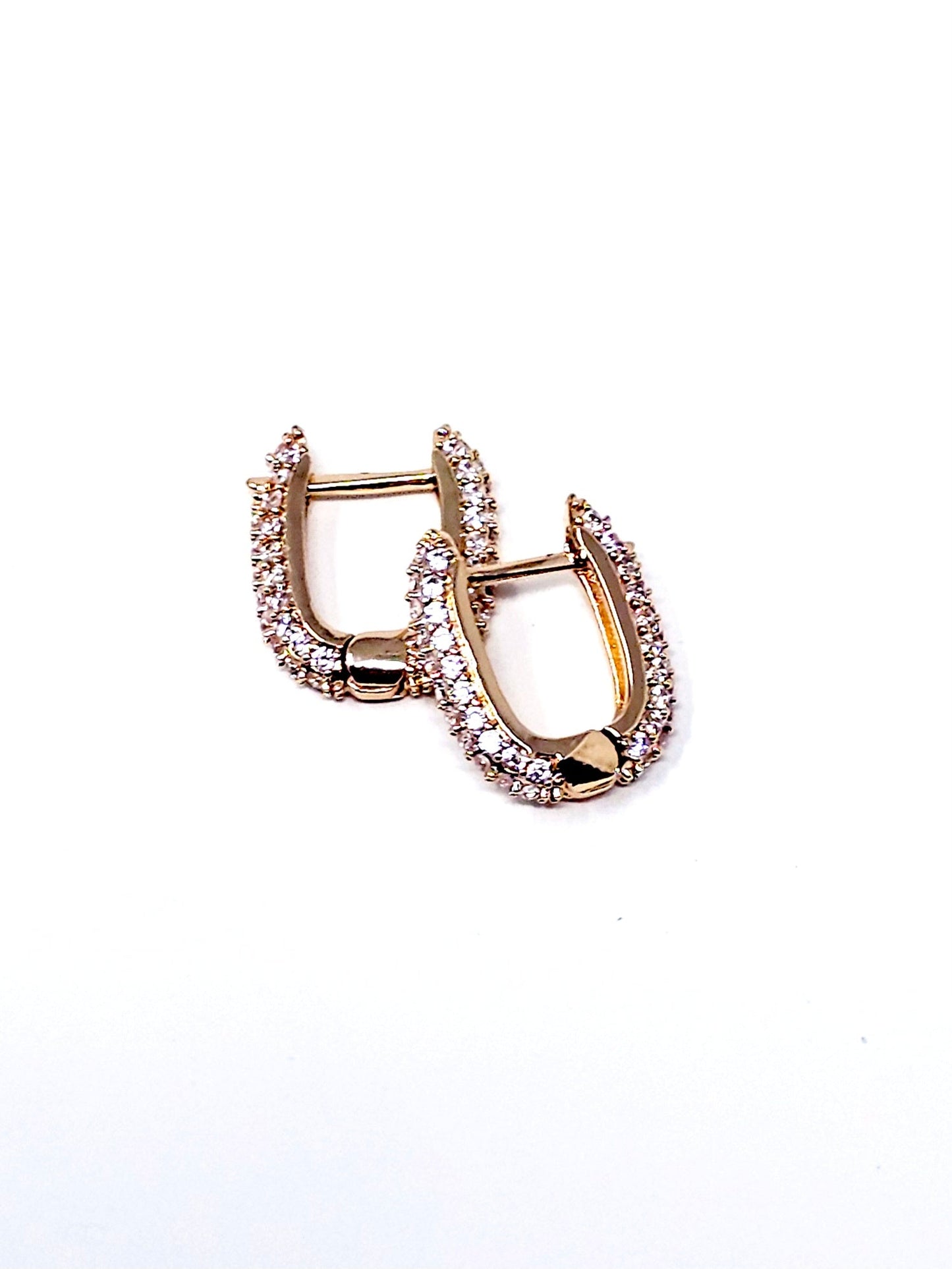 Coppia di Orecchini "Paris Bent Mini" Gold - 333HOPE333