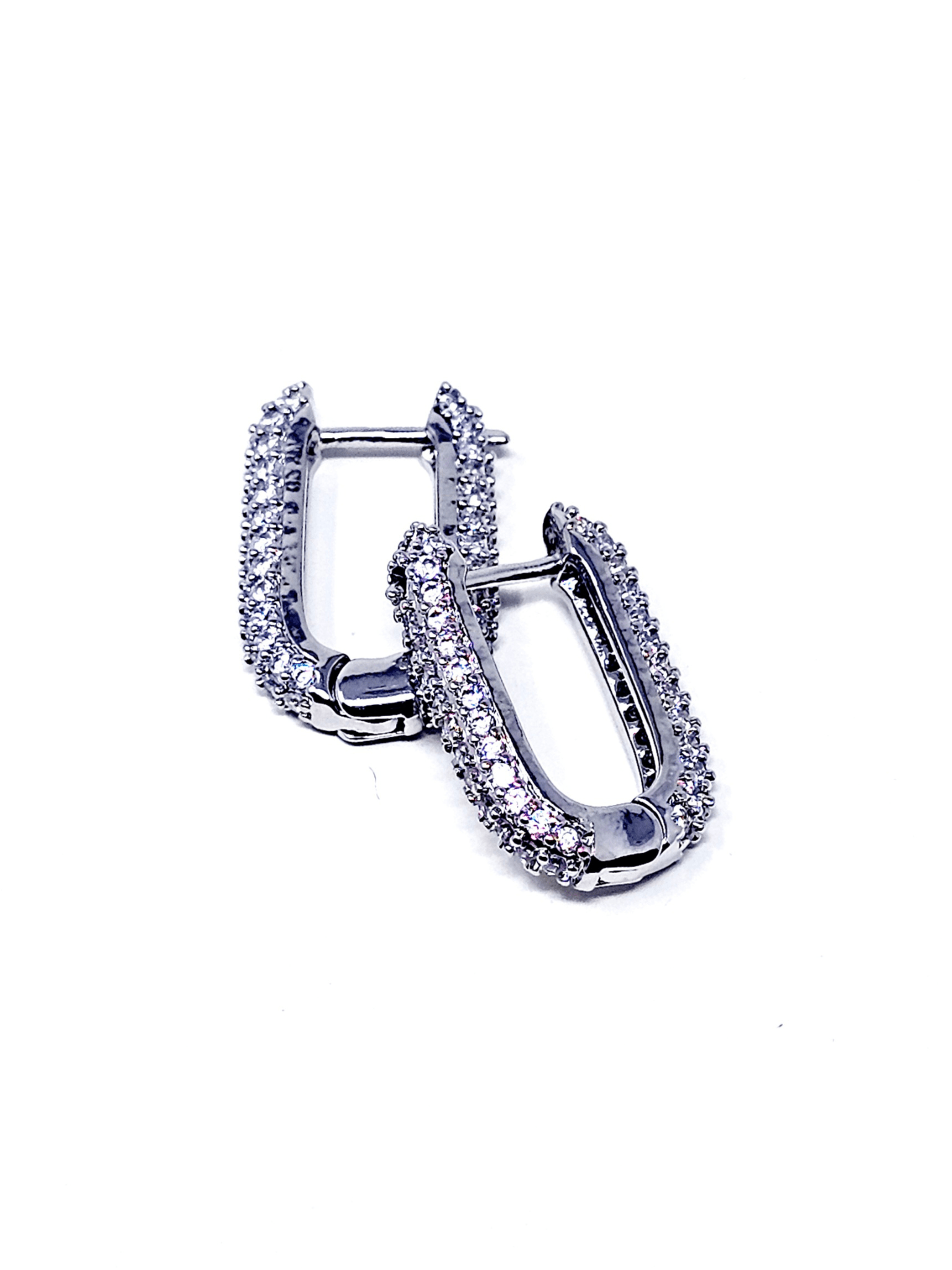 Coppia di Orecchini "Paris Bent" Silver - 333HOPE333