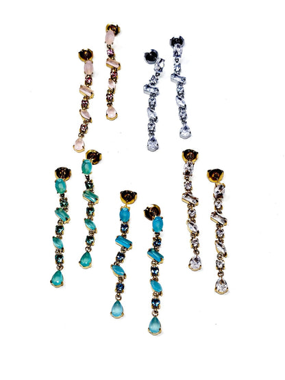 Coppia di Orecchini Pendenti "Crystal" - 333HOPE333
