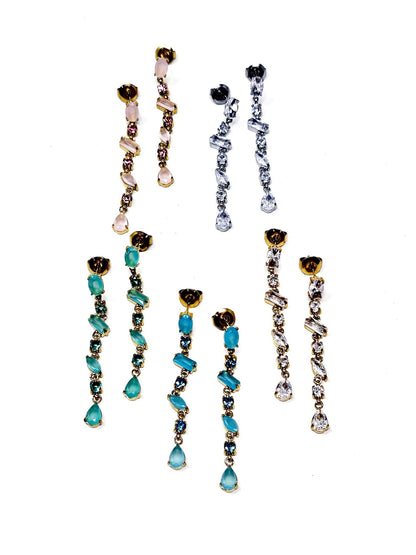 Coppia di Orecchini Pendenti "Crystal" - 333HOPE333