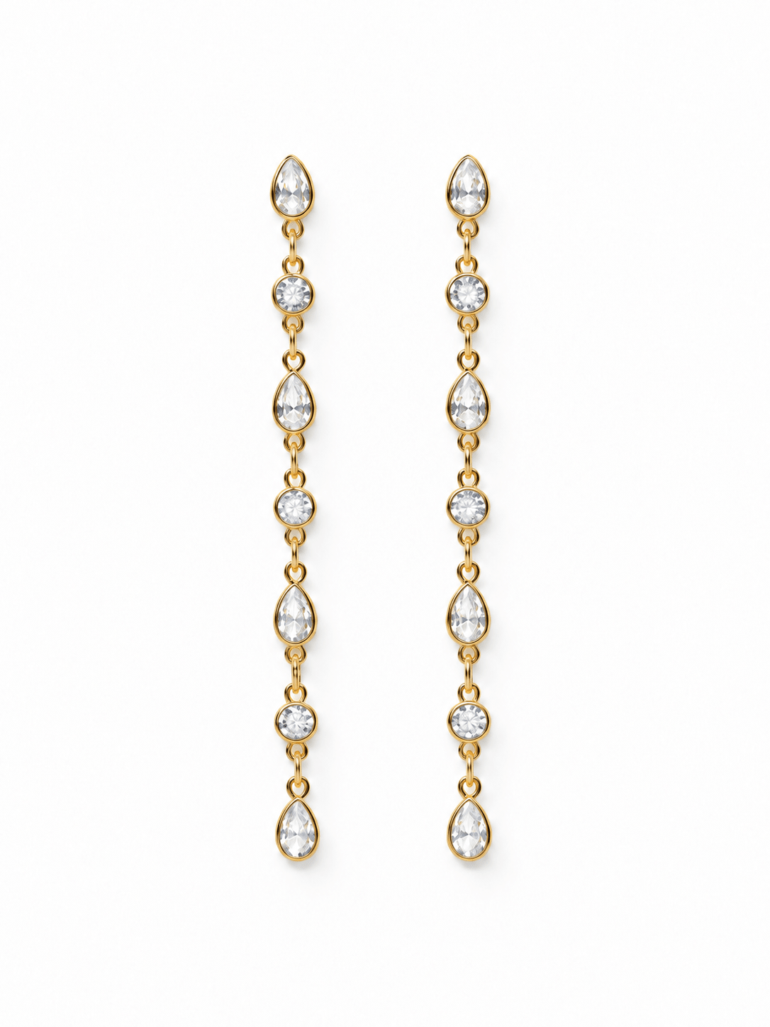 Coppia di Orecchini Pendenti "Rugiada" Gold o Silver - 333HOPE333