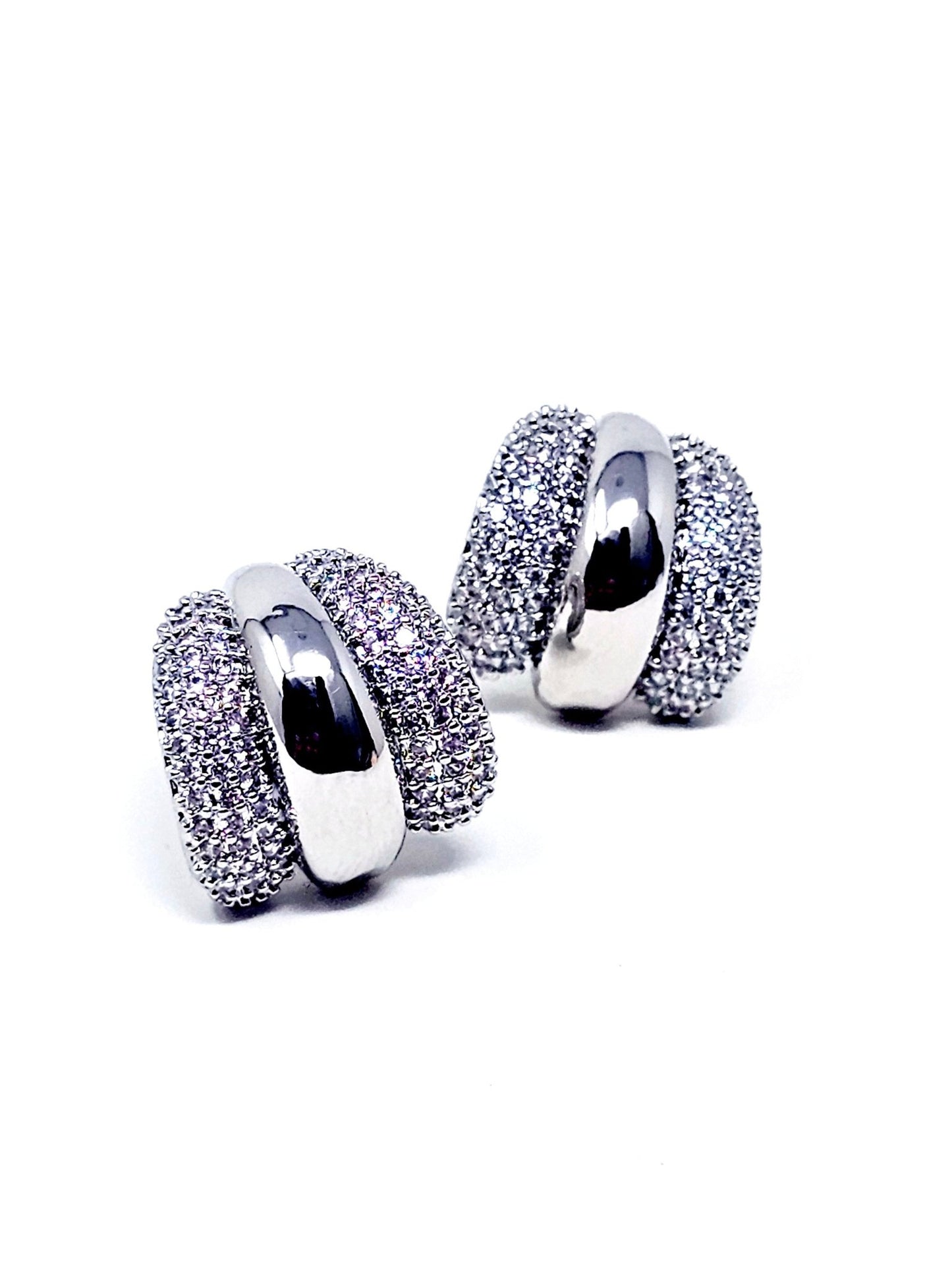 Coppia di Orecchini "Sabrina" Silver - 333HOPE333