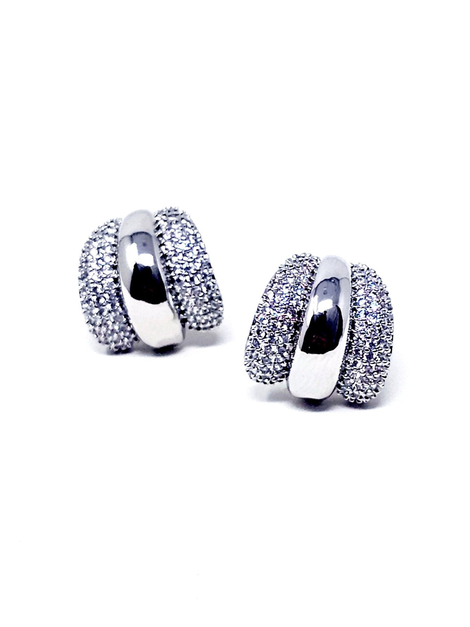 Coppia di Orecchini "Sabrina" Silver - 333HOPE333