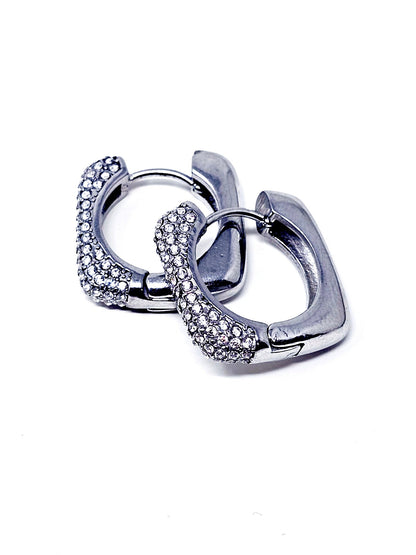 Coppia di Orecchini "Saby" Silver - 333HOPE333