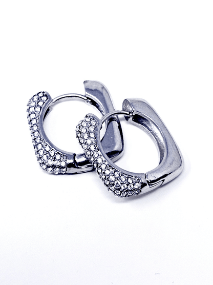 Coppia di Orecchini "Saby" Silver - 333HOPE333
