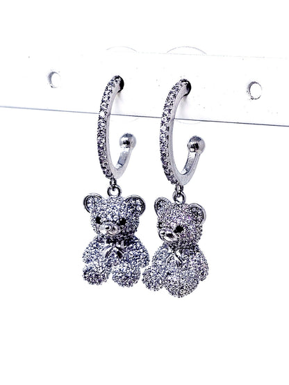 Coppia di Pendenti “Teddy” Silver - 333HOPE333