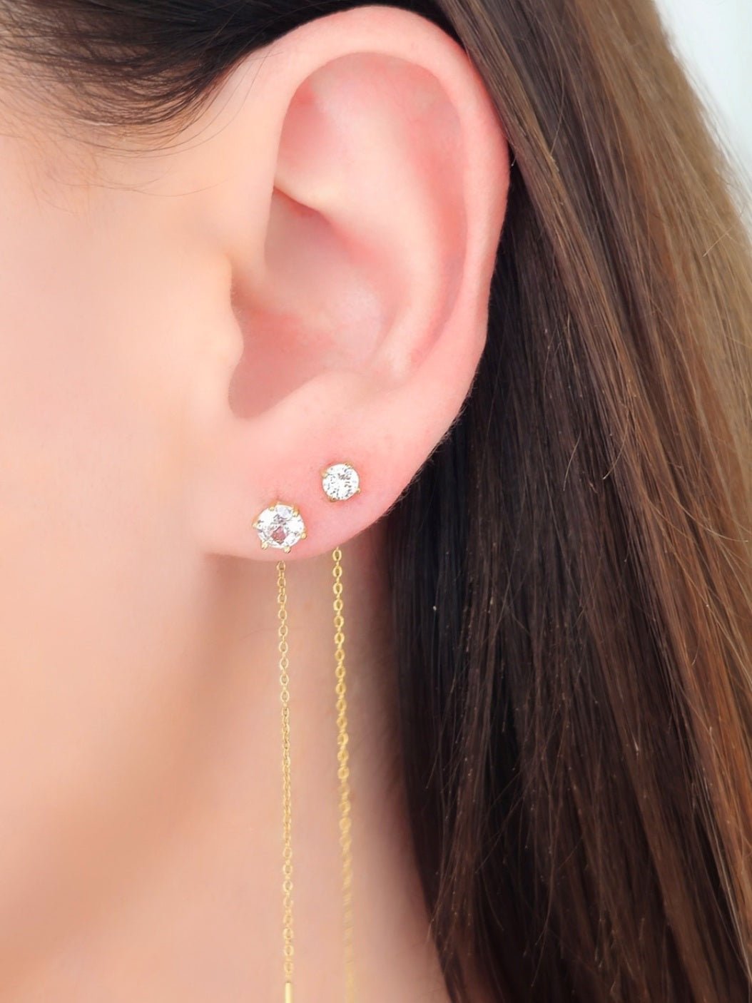 Coppia di Saliscendi "Puntoluce" Gold 5 mm o 3 mm. - 333HOPE333