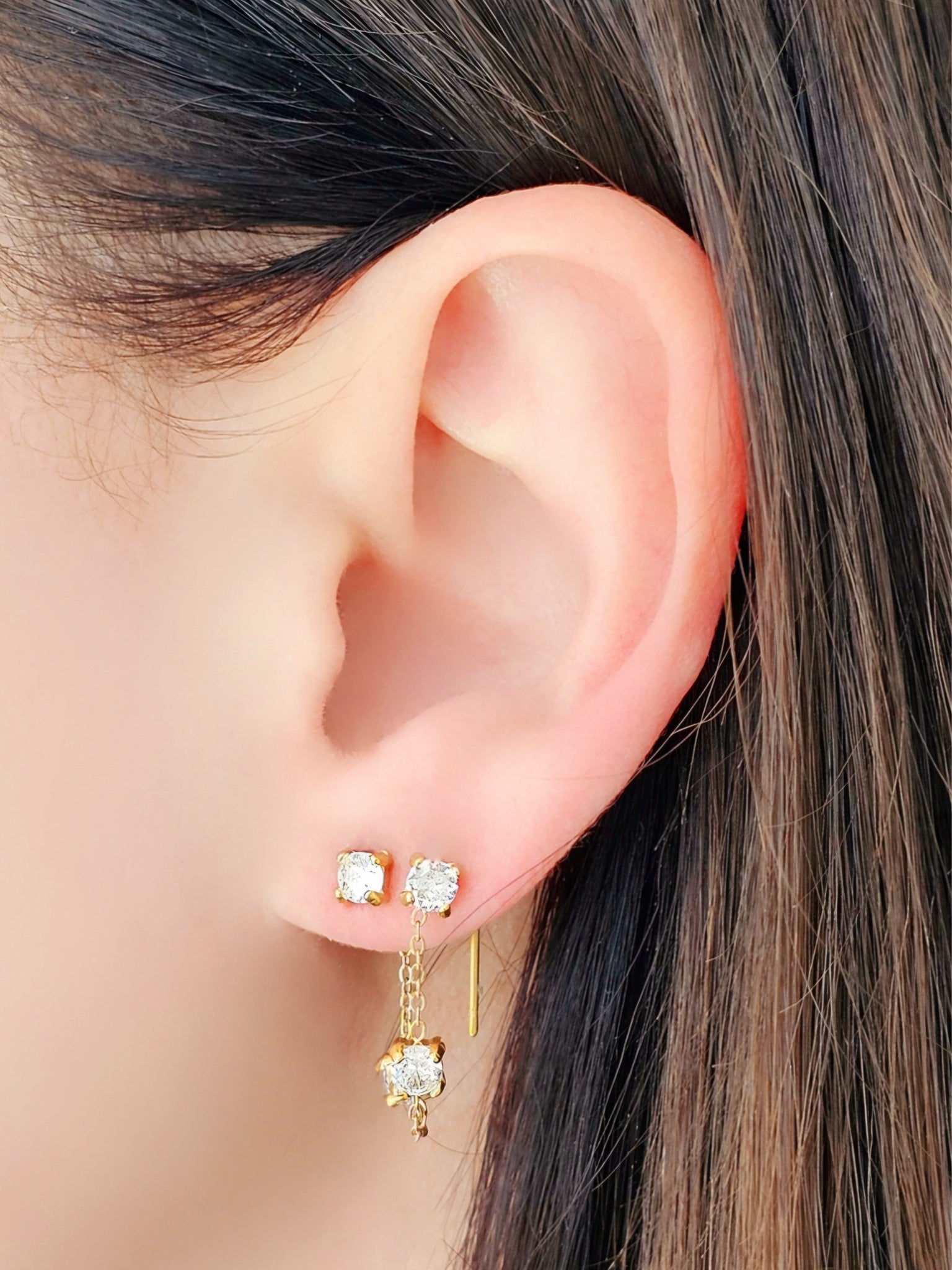 Coppia di Saliscendi "Shine Trail" Gold - 333HOPE333