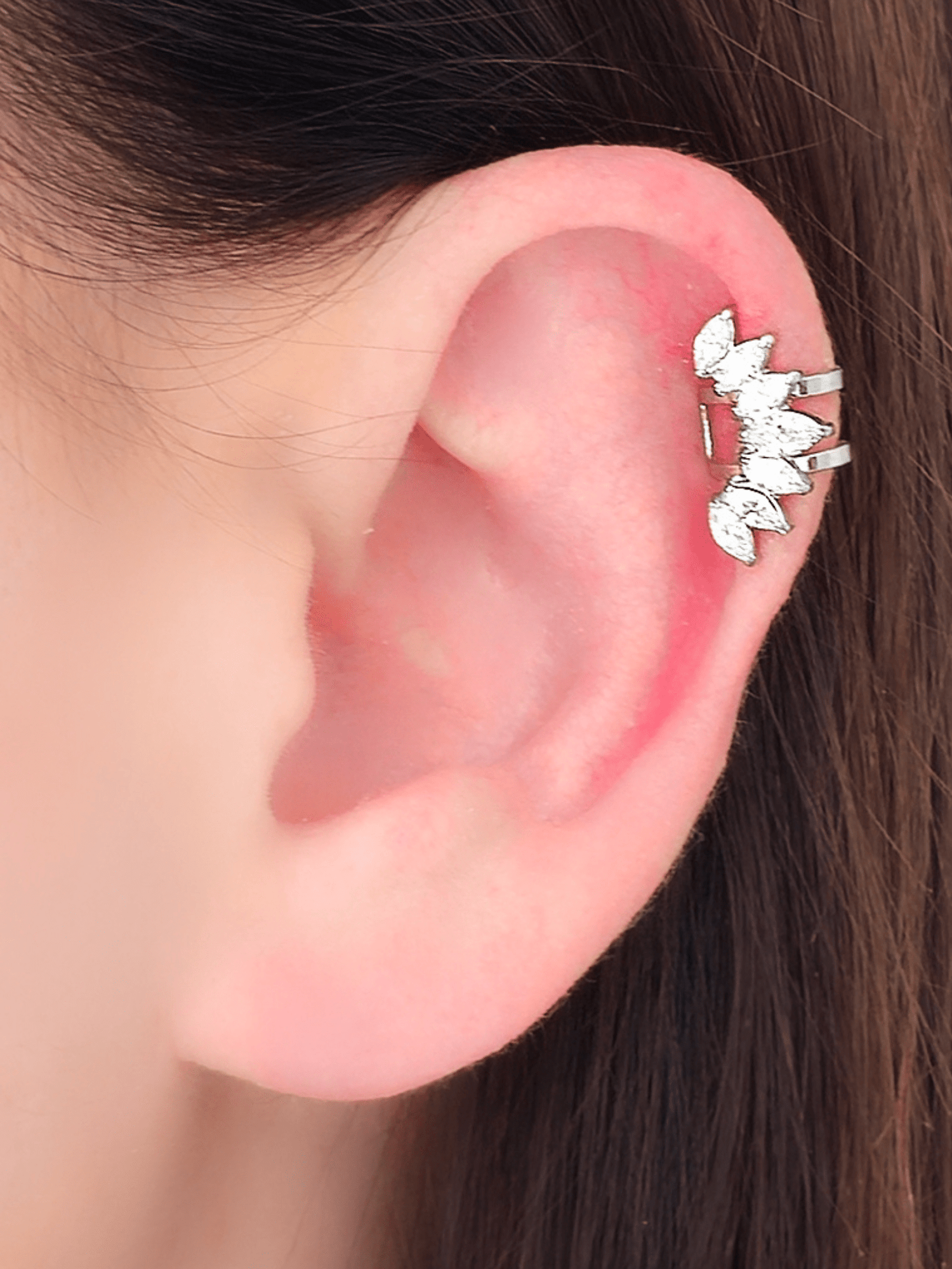 Ear Cuff "Aurora" Silver - 333HOPE333